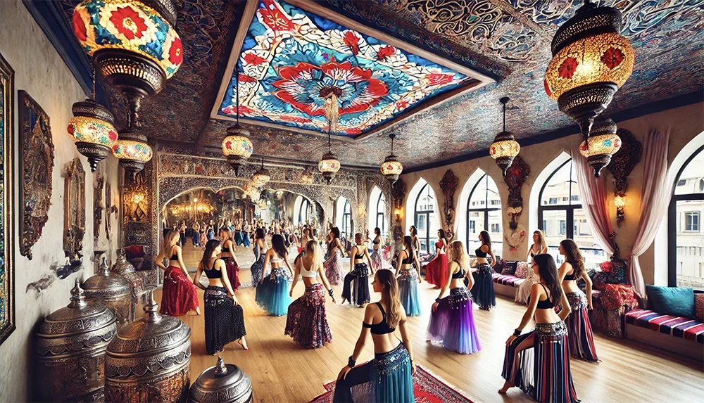 Belly dancing group class in Central London